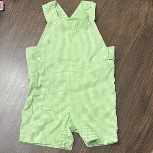 Charming Green Kids Overalls